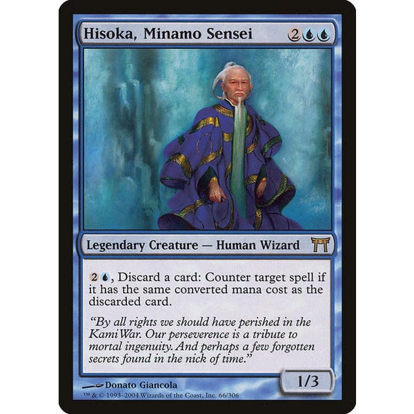 Magic: The Gathering Hisoka, Minamo Sensei (066) Moderately Played