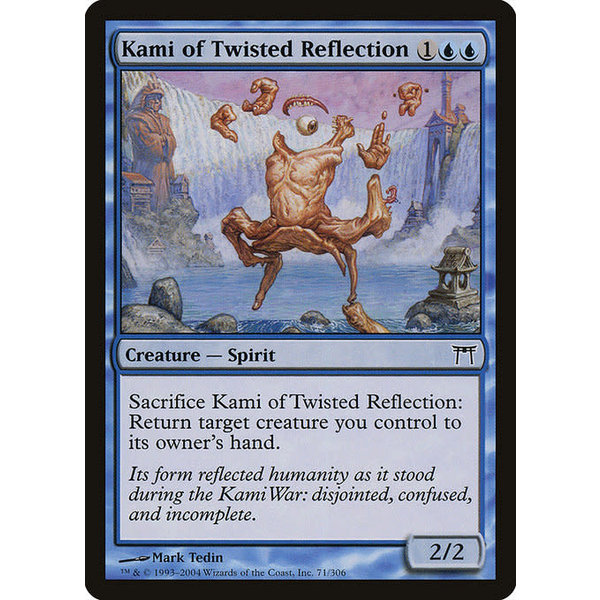 Magic: The Gathering Kami of Twisted Reflection (071) Damaged