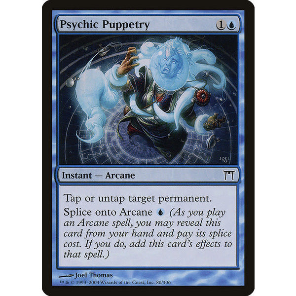 Magic: The Gathering Psychic Puppetry (080) Moderately Played