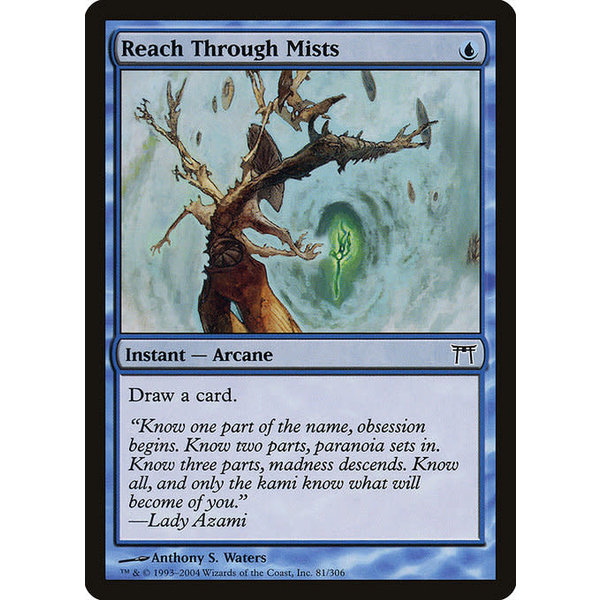 Magic: The Gathering Reach Through Mists (081) Moderately Played