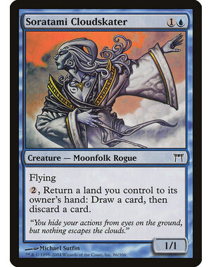 Magic: The Gathering Soratami Cloudskater (086) Damaged