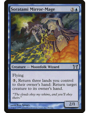 Magic: The Gathering Soratami Mirror-Mage (088) Heavily Played
