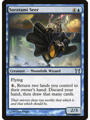 Magic: The Gathering Soratami Seer (091) Heavily Played