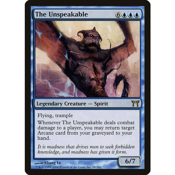 Magic: The Gathering The Unspeakable (098) Damaged