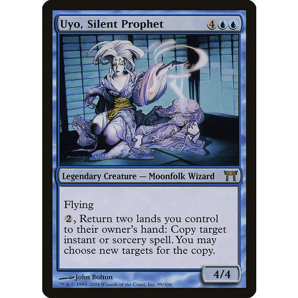 Magic: The Gathering Uyo, Silent Prophet (099) Damaged