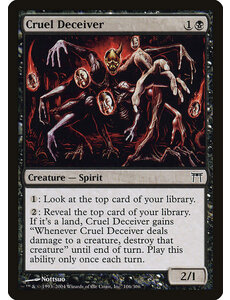 Magic: The Gathering Cruel Deceiver (106) Damaged