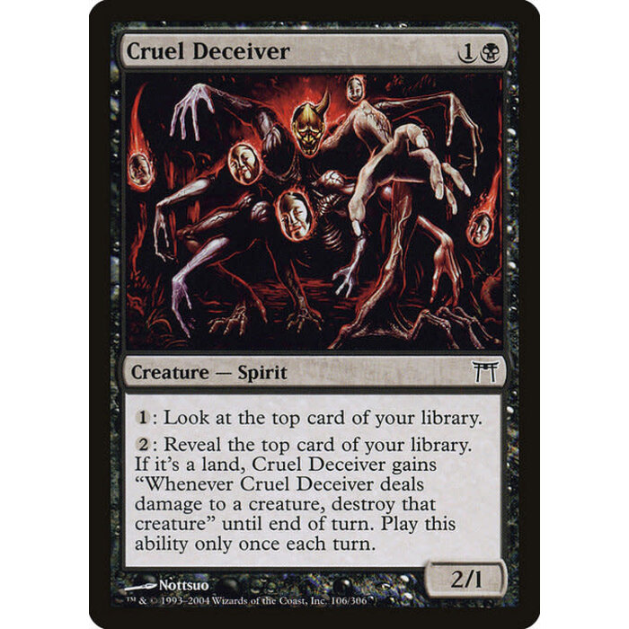 Magic: The Gathering Cruel Deceiver (106) Damaged
