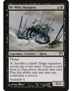 Magic: The Gathering He Who Hungers (114) Damaged