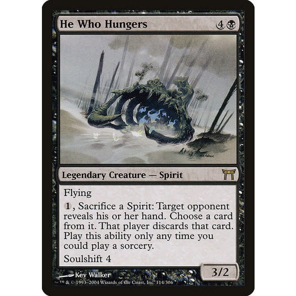 Magic: The Gathering He Who Hungers (114) Damaged