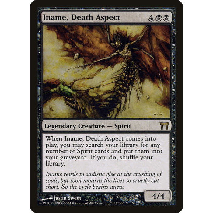 Magic: The Gathering Iname, Death Aspect (118) Damaged