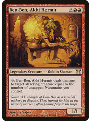 Magic: The Gathering Ben-Ben, Akki Hermit (157) Heavily Played