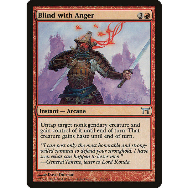 Magic: The Gathering Blind with Anger (158) Heavily Played Foil