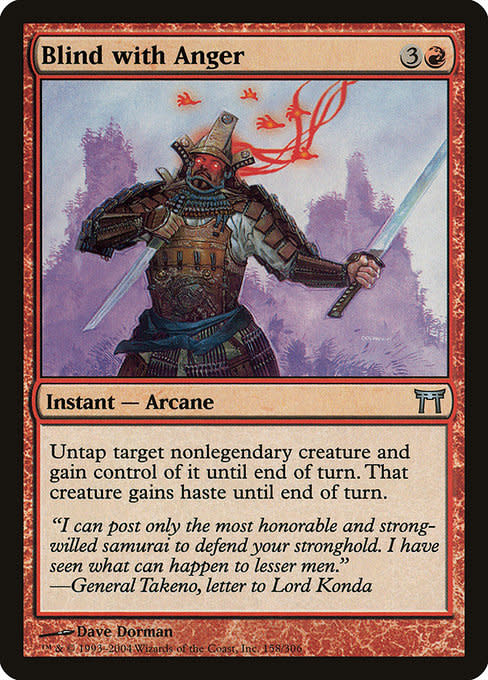 anger mtg card Anger MTG - Magic: The Gathering-Commander #109 (English)