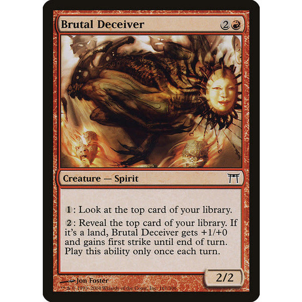 Magic: The Gathering Brutal Deceiver (161) Moderately Played