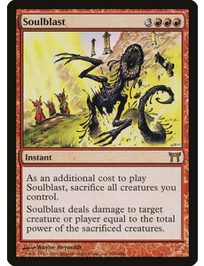 Magic: The Gathering Soulblast (190) Heavily Played Foil