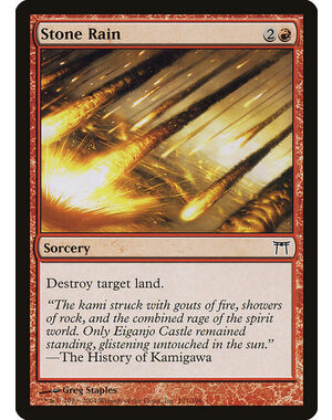 Magic: The Gathering Stone Rain (191) Lightly Played