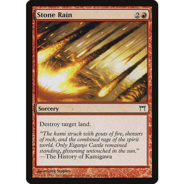 Magic: The Gathering Stone Rain (191) Lightly Played