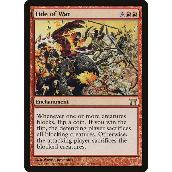 Magic: The Gathering Tide of War (194) Damaged