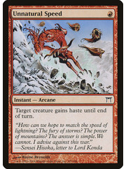 Magic: The Gathering Unnatural Speed (197) Damaged