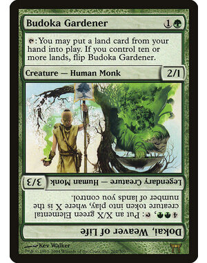 Magic: The Gathering Budoka Gardener // Dokai, Weaver of Life (202) Heavily Played