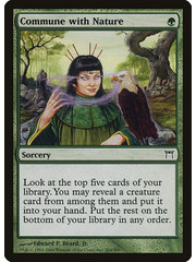 Magic: The Gathering Commune with Nature (204) Heavily Played