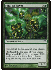 Magic: The Gathering Feral Deceiver (208) Heavily Played