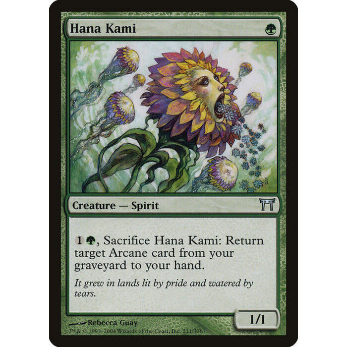 Magic: The Gathering Hana Kami (211) Heavily Played