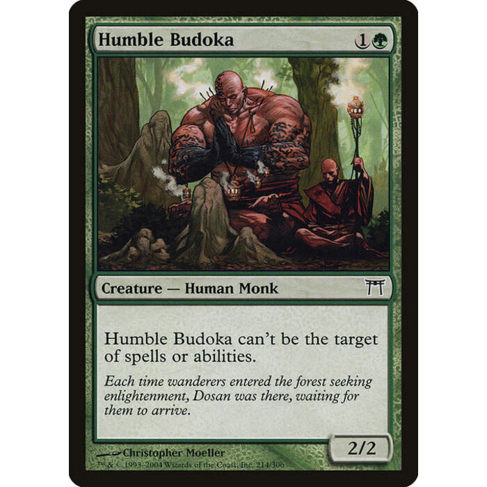 Magic: The Gathering Humble Budoka (214) Heavily Played
