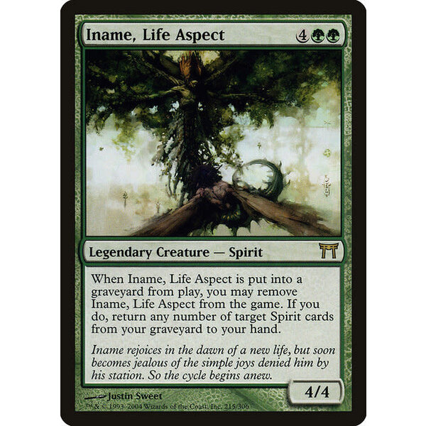 Magic: The Gathering Iname, Life Aspect (215) Heavily Played