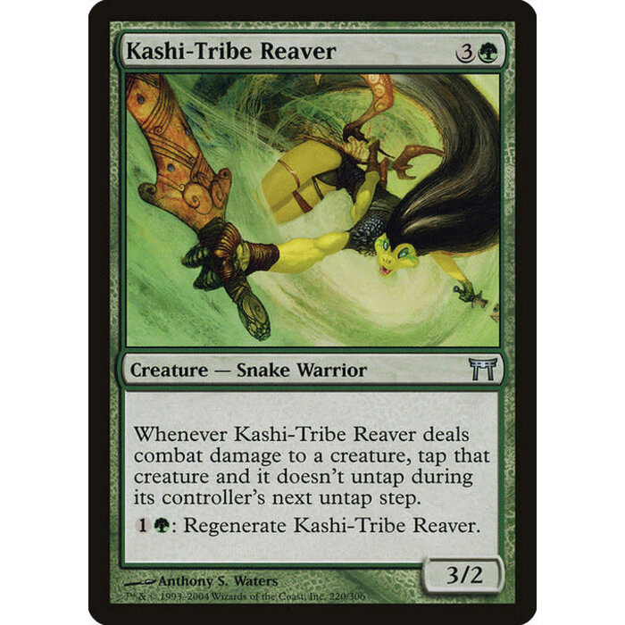 Magic: The Gathering Kashi-Tribe Reaver (220) Heavily Played