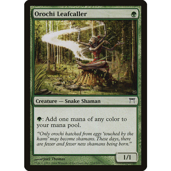 Magic: The Gathering Orochi Leafcaller (234) Lightly Played Foil