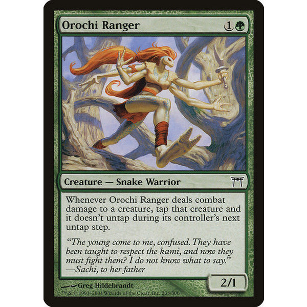 Magic: The Gathering Orochi Ranger (235) Heavily Played