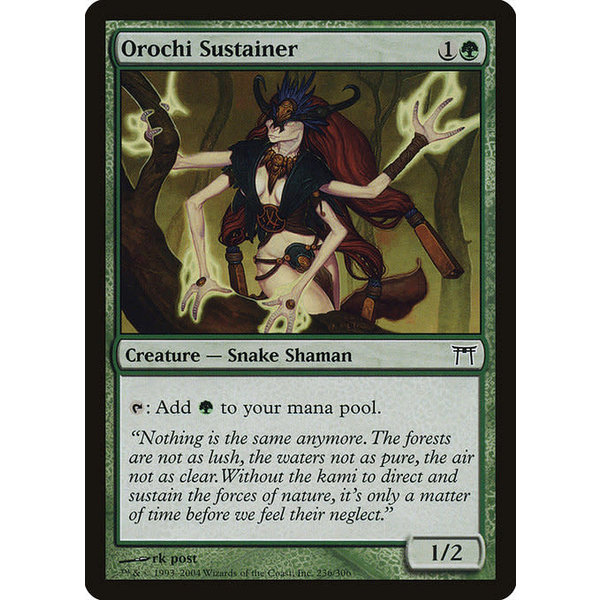 Magic: The Gathering Orochi Sustainer (236) Moderately Played