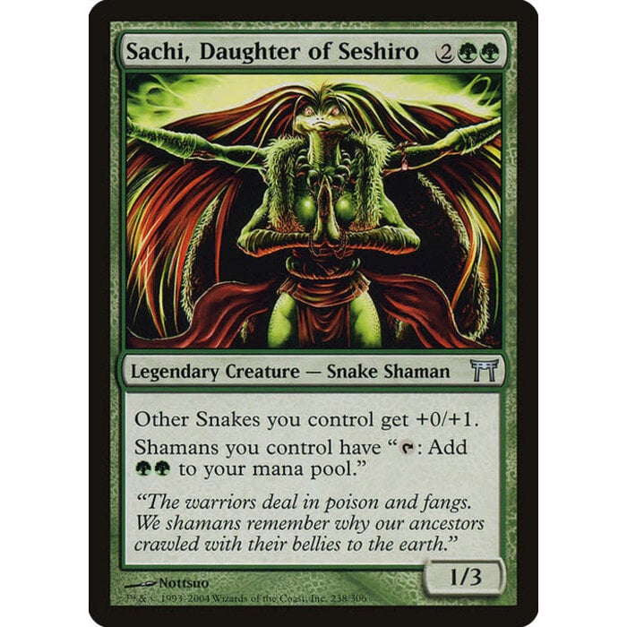 Magic: The Gathering Sachi, Daughter of Seshiro (238) Heavily Played