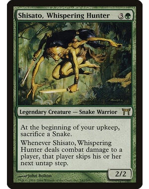 Magic: The Gathering Shisato, Whispering Hunter (242) Heavily Played