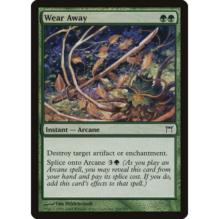 Magic: The Gathering Wear Away (250) Damaged