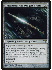 Magic: The Gathering Tatsumasa, the Dragon's Fang (270) Damaged