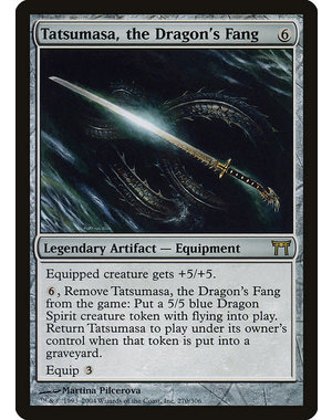 Magic: The Gathering Tatsumasa, the Dragon's Fang (270) Damaged