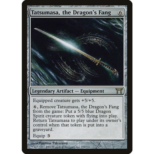 Magic: The Gathering Tatsumasa, the Dragon's Fang (270) Damaged