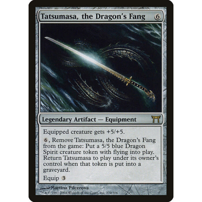 Magic: The Gathering Tatsumasa, the Dragon's Fang (270) Damaged