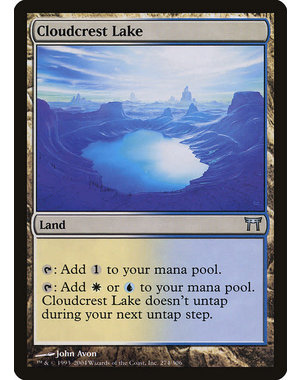 Magic: The Gathering Cloudcrest Lake (274) Heavily Played