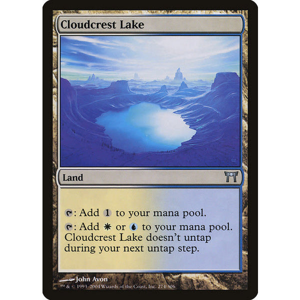 Magic: The Gathering Cloudcrest Lake (274) Heavily Played