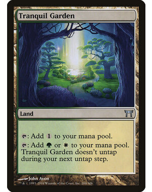 Magic: The Gathering Tranquil Garden (284) Heavily Played