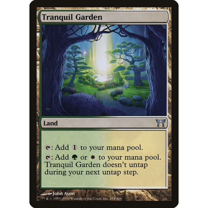 Magic: The Gathering Tranquil Garden (284) Heavily Played