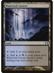 Magic: The Gathering Waterveil Cavern (286) Moderately Played