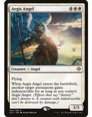 Magic: The Gathering Aegis Angel (001) Moderately Played