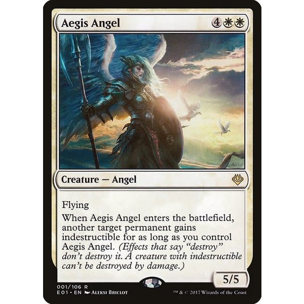 Magic: The Gathering Aegis Angel (001) Moderately Played