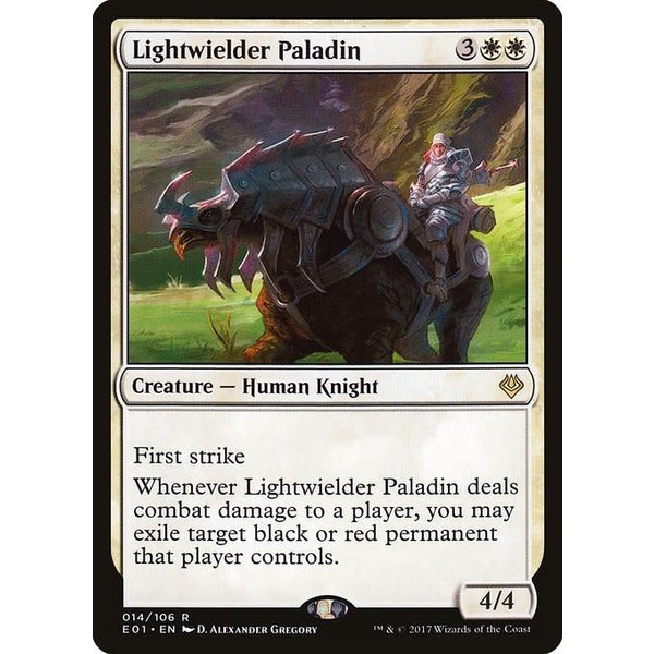 Magic: The Gathering Lightwielder Paladin (014) Lightly Played