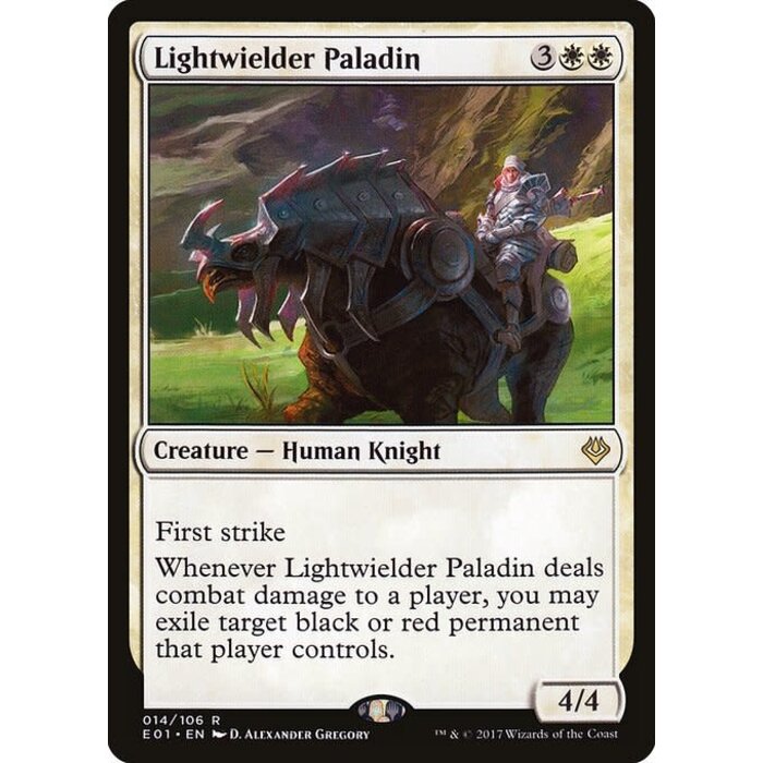 Magic: The Gathering Lightwielder Paladin (014) Lightly Played