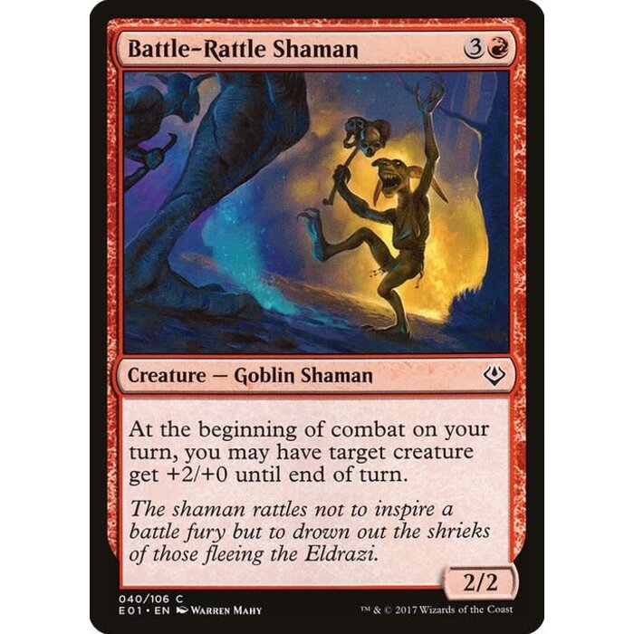 Magic: The Gathering Battle-Rattle Shaman (040) Lightly Played